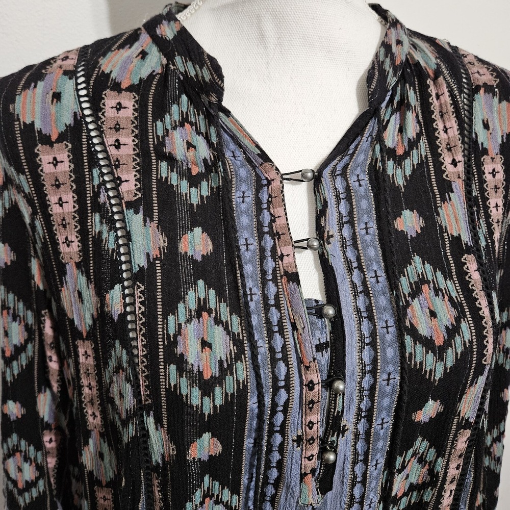 Anthropologie Holding Horses Dress Sz M Winter Moon Romantic Boho Tunic READ - Picture 8 of 9